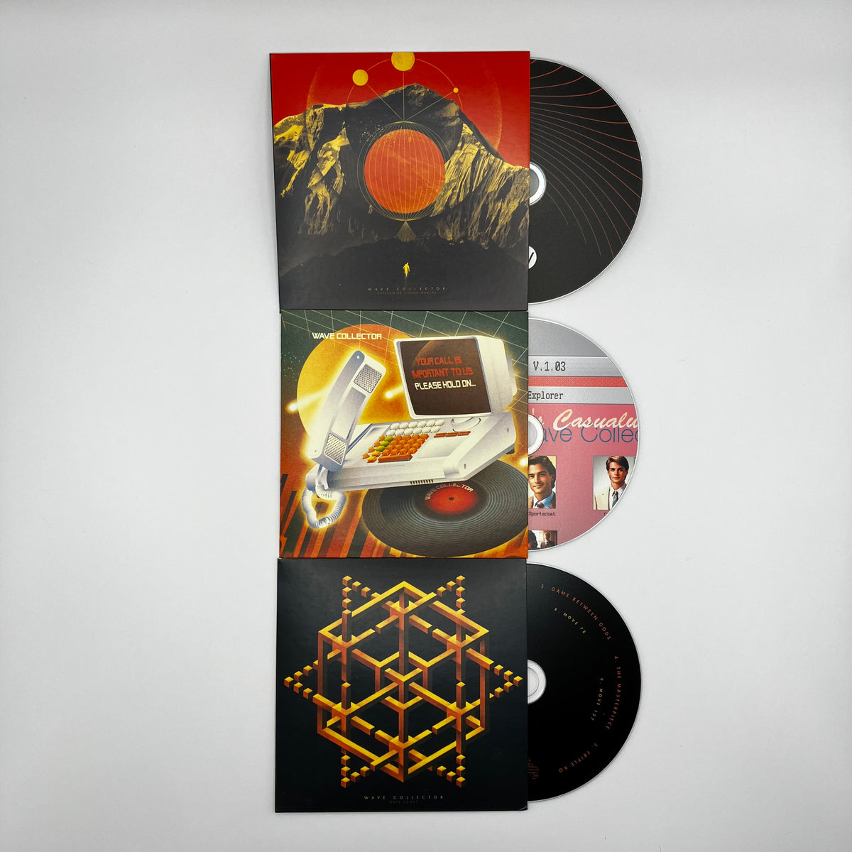 3 Digipack CD + Digital Albums Bundle