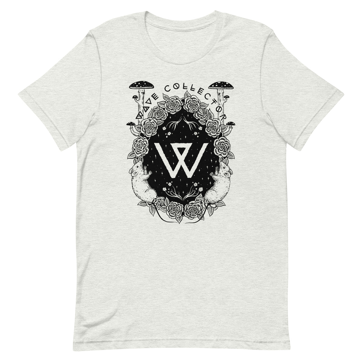 Flora Unisex Tee- Black Print