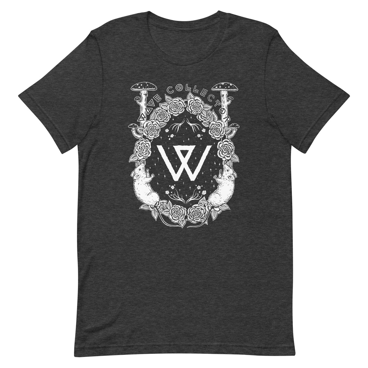 Flora Unisex Tee- White Print